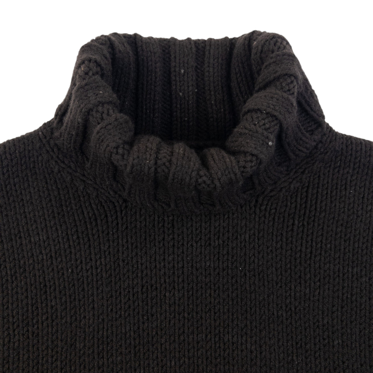 Vintage 2000s Dolce & Gabbana Ribbed Knit Turtleneck Jumper Size S