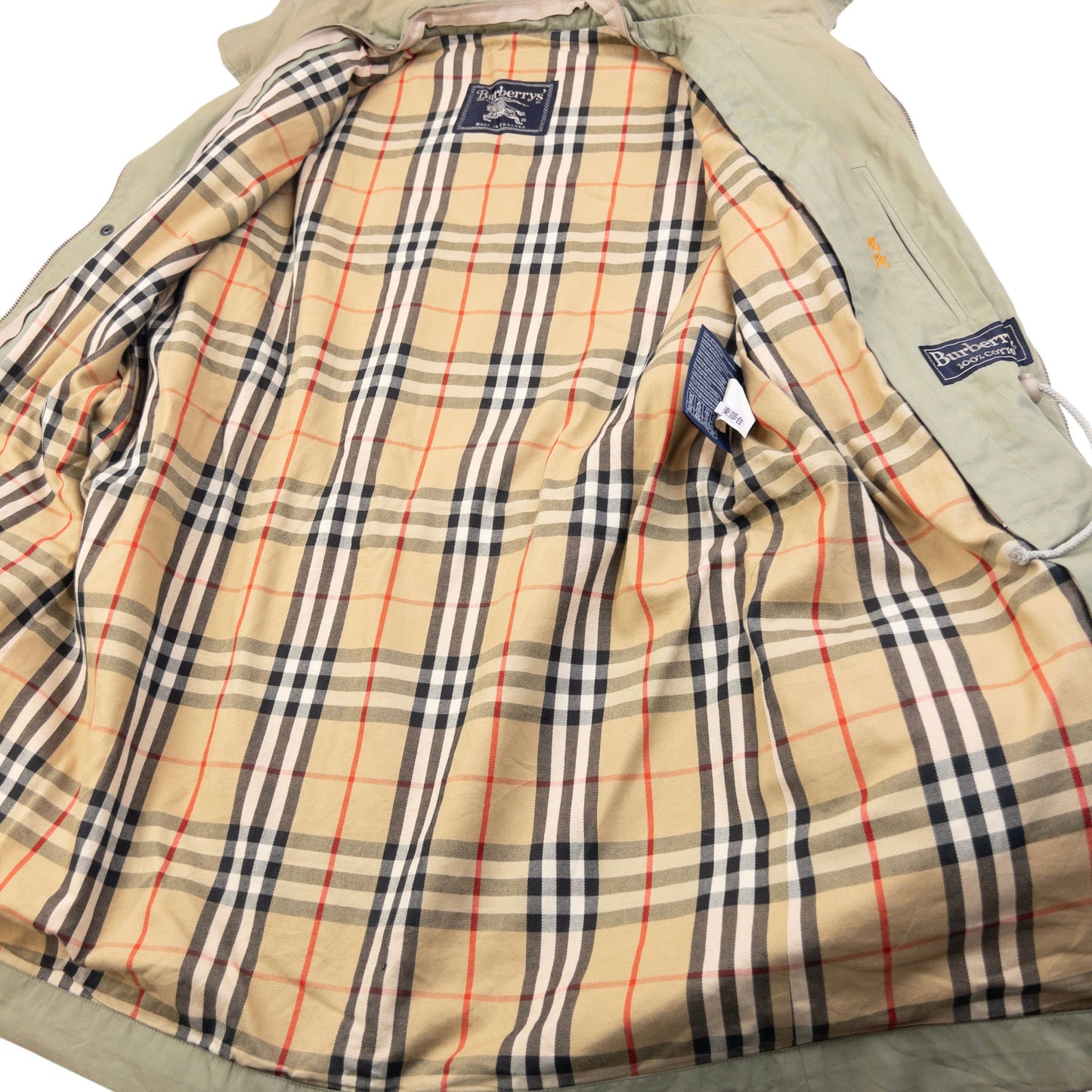 Vintage 90s Burberry Nova Check Lined Jacket Size M