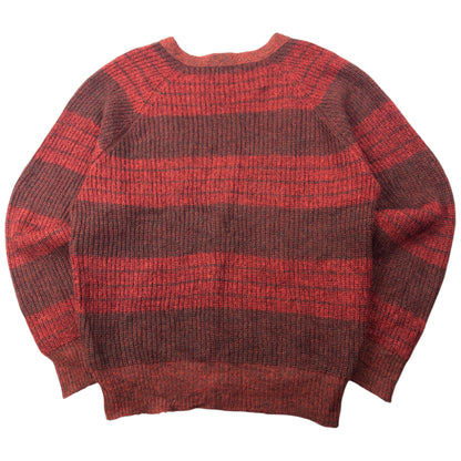 Vintage 80s Issey Miyake Striped Knit Cardigan Size M