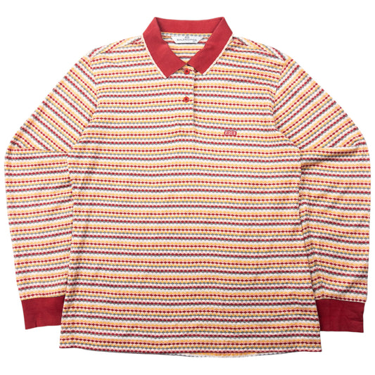 Vintage Balenciaga Long Sleeve Polo Shirt Womens Size S
