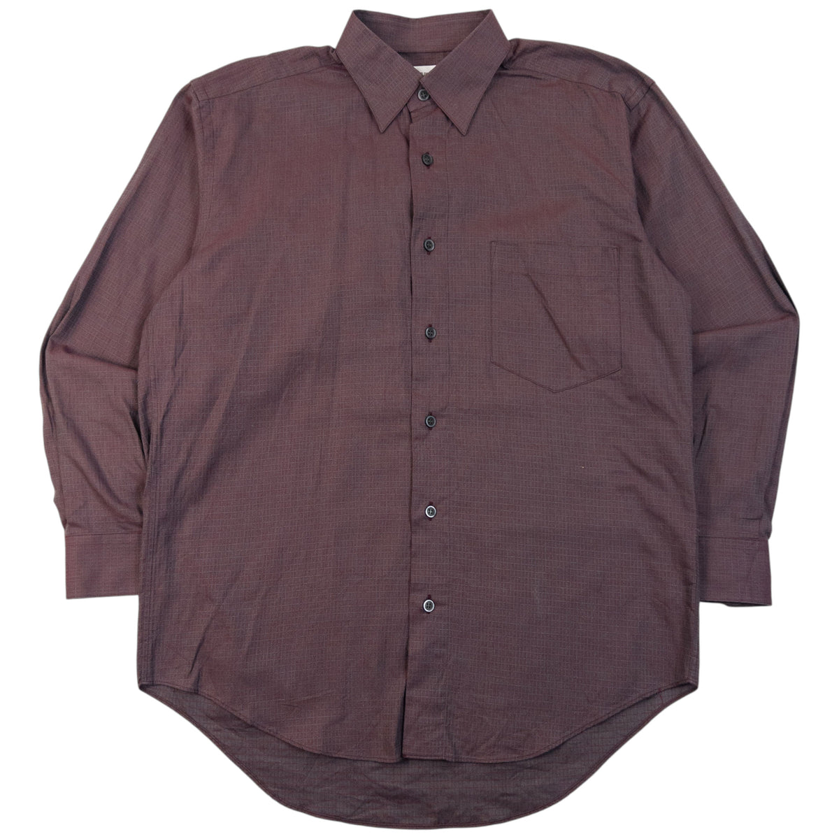 Vintage 90s Issey Miyake Checkered Long Sleeve Button Up Shirt Size S