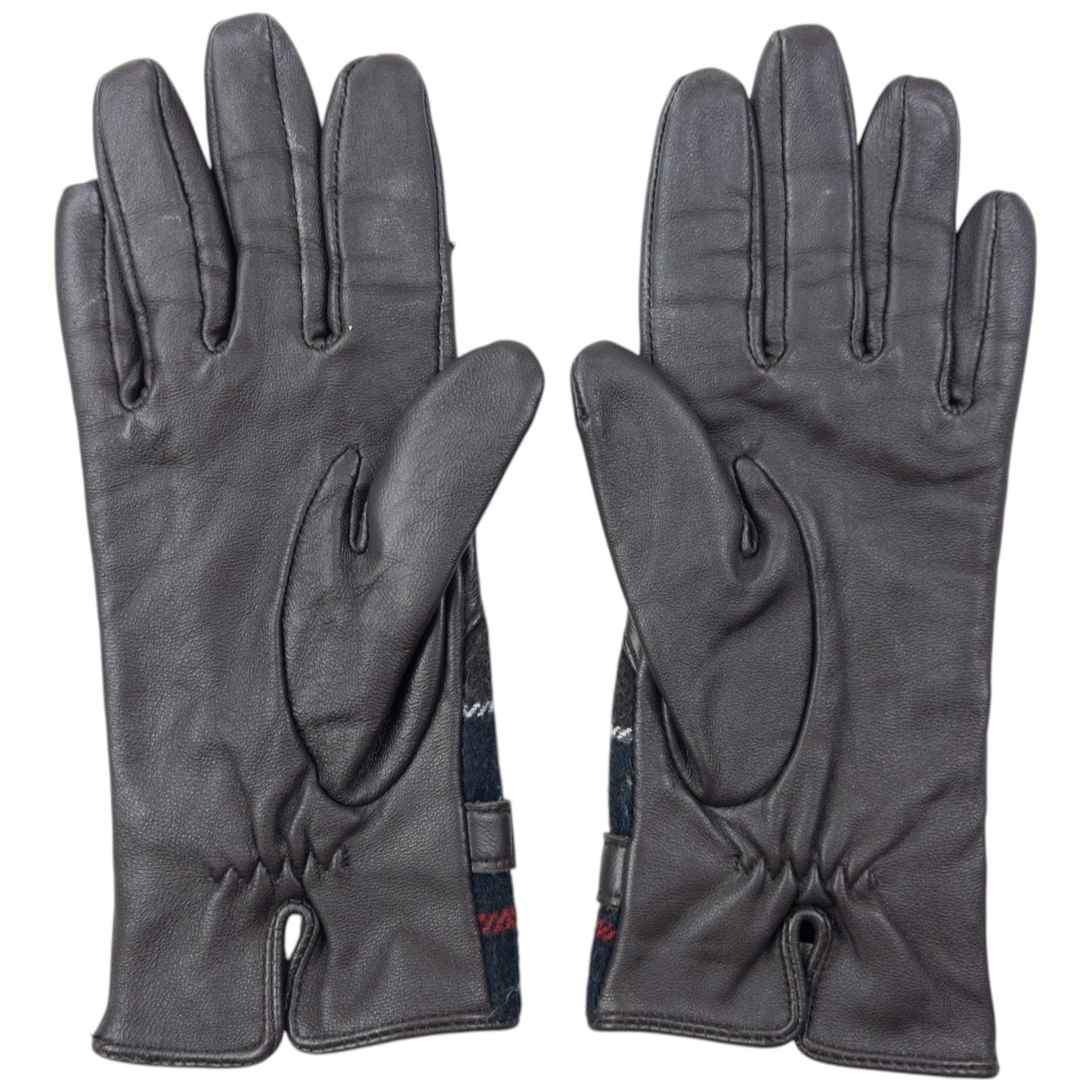 Vintage Barbour Leather Gloves Womens Size M