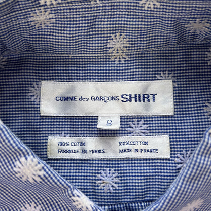 Vintage Comme Des Garcons SHIRT Short Sleeve Button Up Shirt Size L
