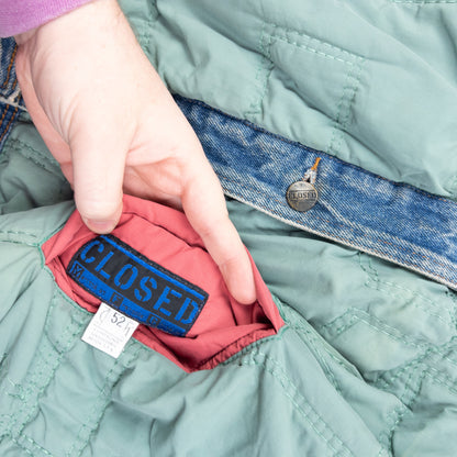 Vintage 80s Marithe + Francois Girbaud CLOSED Reversible Denim Jacket Size M