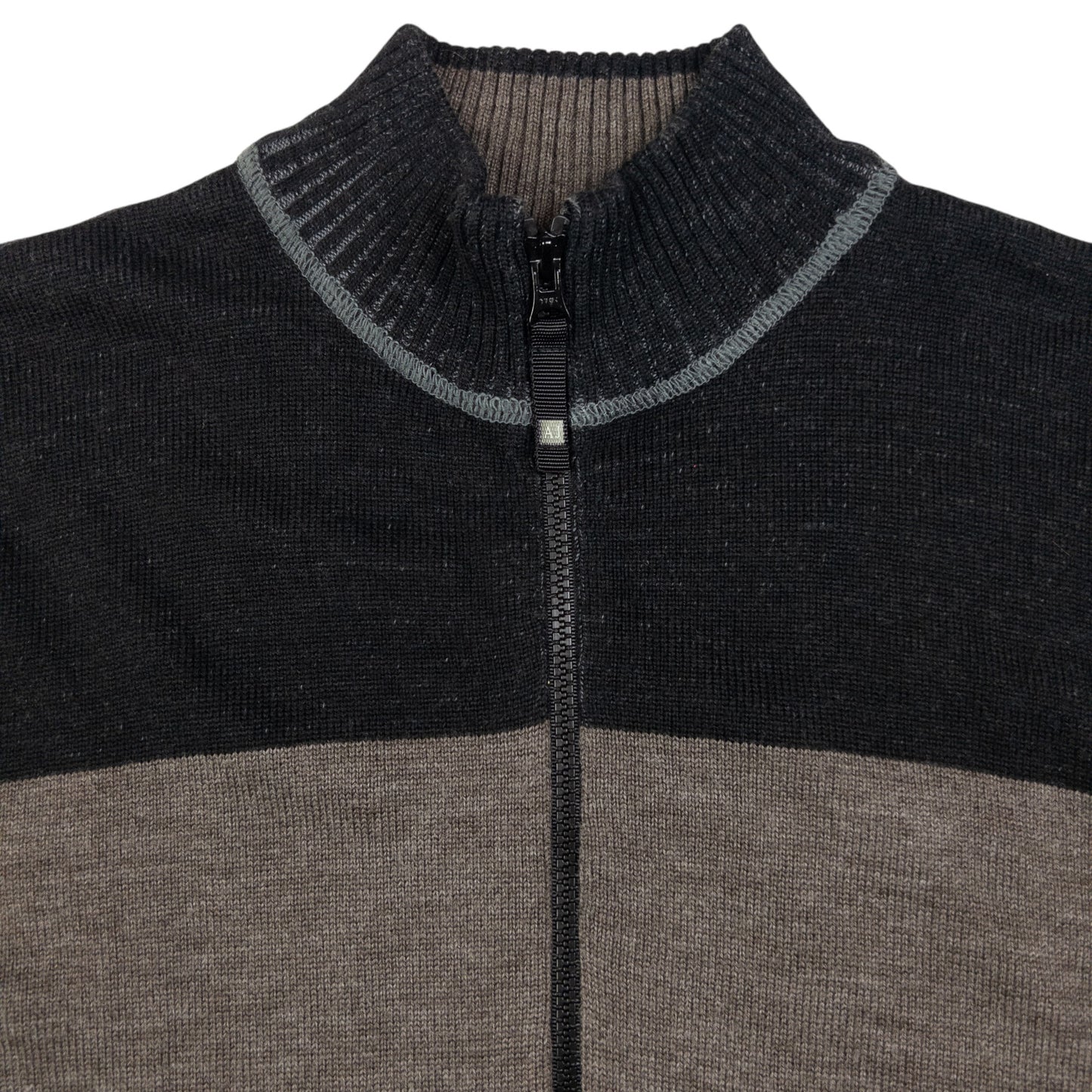 Vintage Armani Jeans Zip Up Jumper Size M