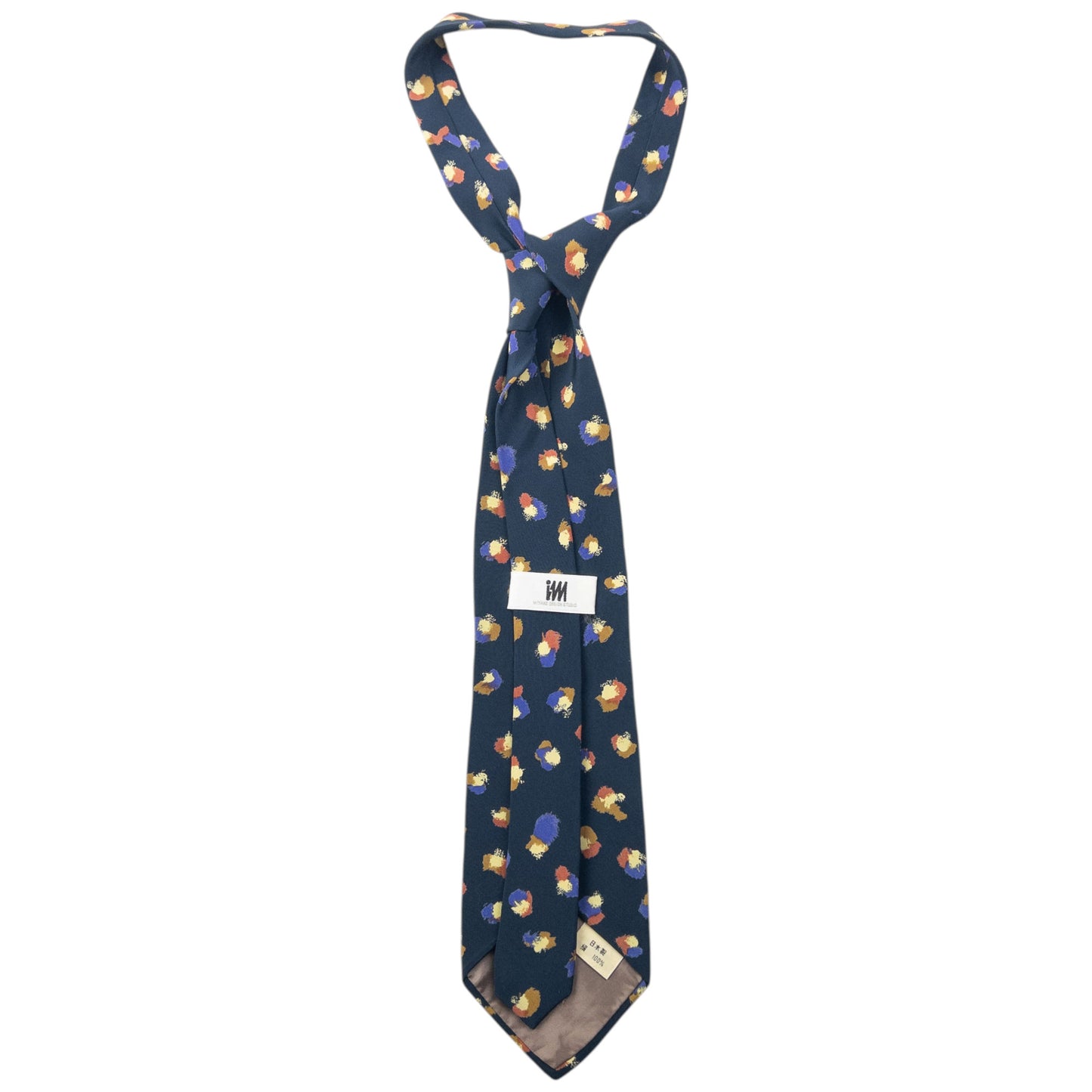 Vintage 90s Issey Miyake Pattern Silk Tie