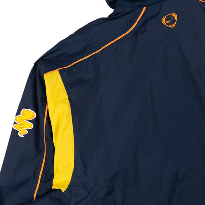 Vintage Nike FC Internationale Milan Fleece Lined Training Jacket Size XL
