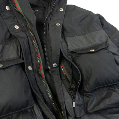 Vintage 2000s Gucci Zip Up Padded Jacket Size XXL
