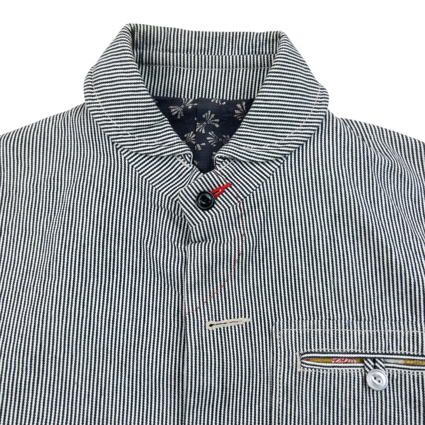 Vintage 2000s PPFM Striped Button Up Jacket Size M