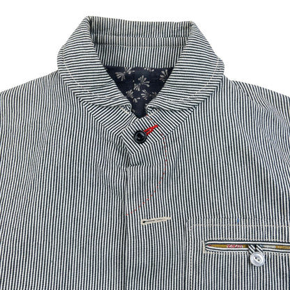 Vintage 2000s PPFM Striped Button Up Jacket Size M