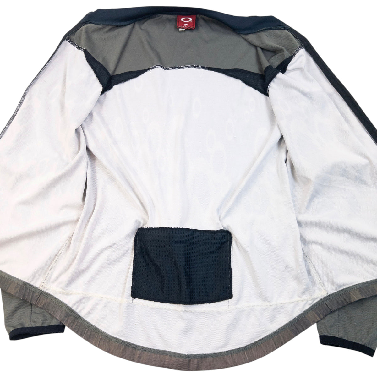 Vintage 90s Oakley Zip Up Athletic Jacket in grey, photo 4