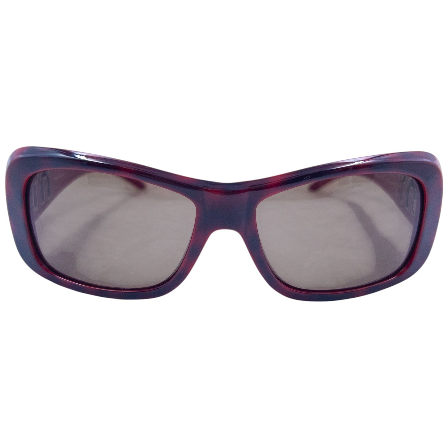 Vintage 2000s Miu Miu Cut-Out Tortoise Shell Sunglasses