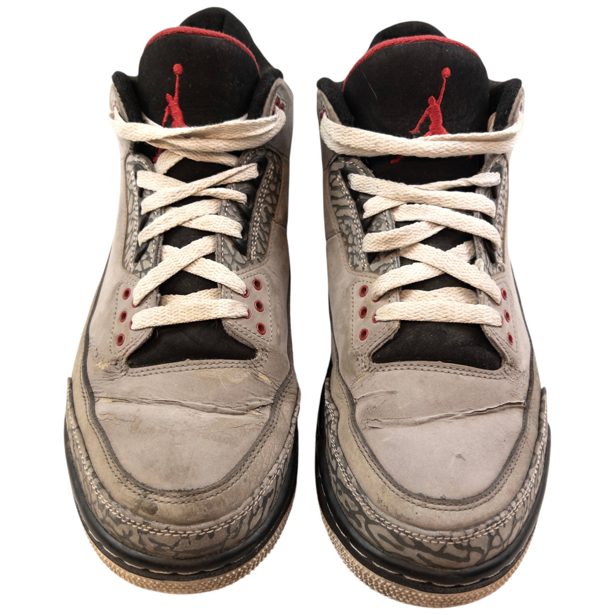 Vintage Nike Air Jordan 3 Retro Stealth Trainers Size UK 10