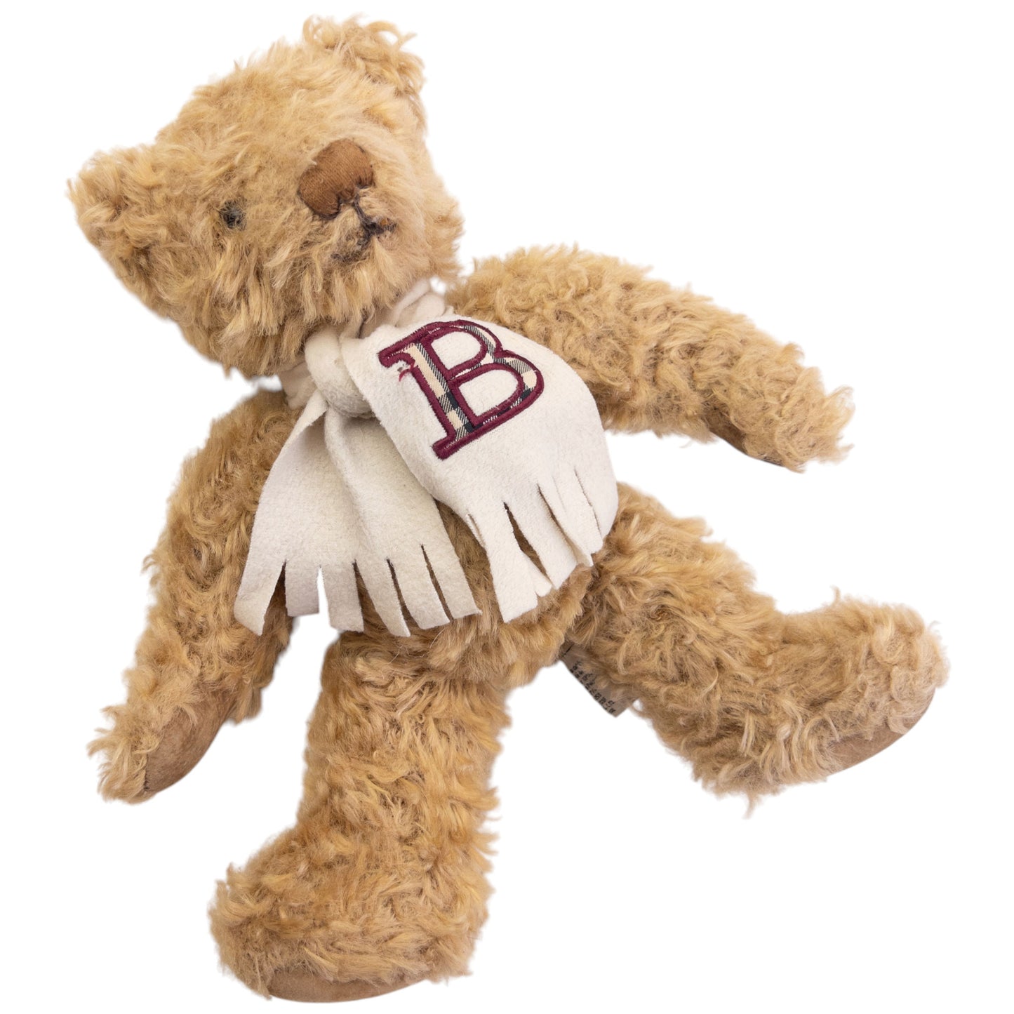 Vintage 2000s Burberry Embroidered Scarf Teddy Bear