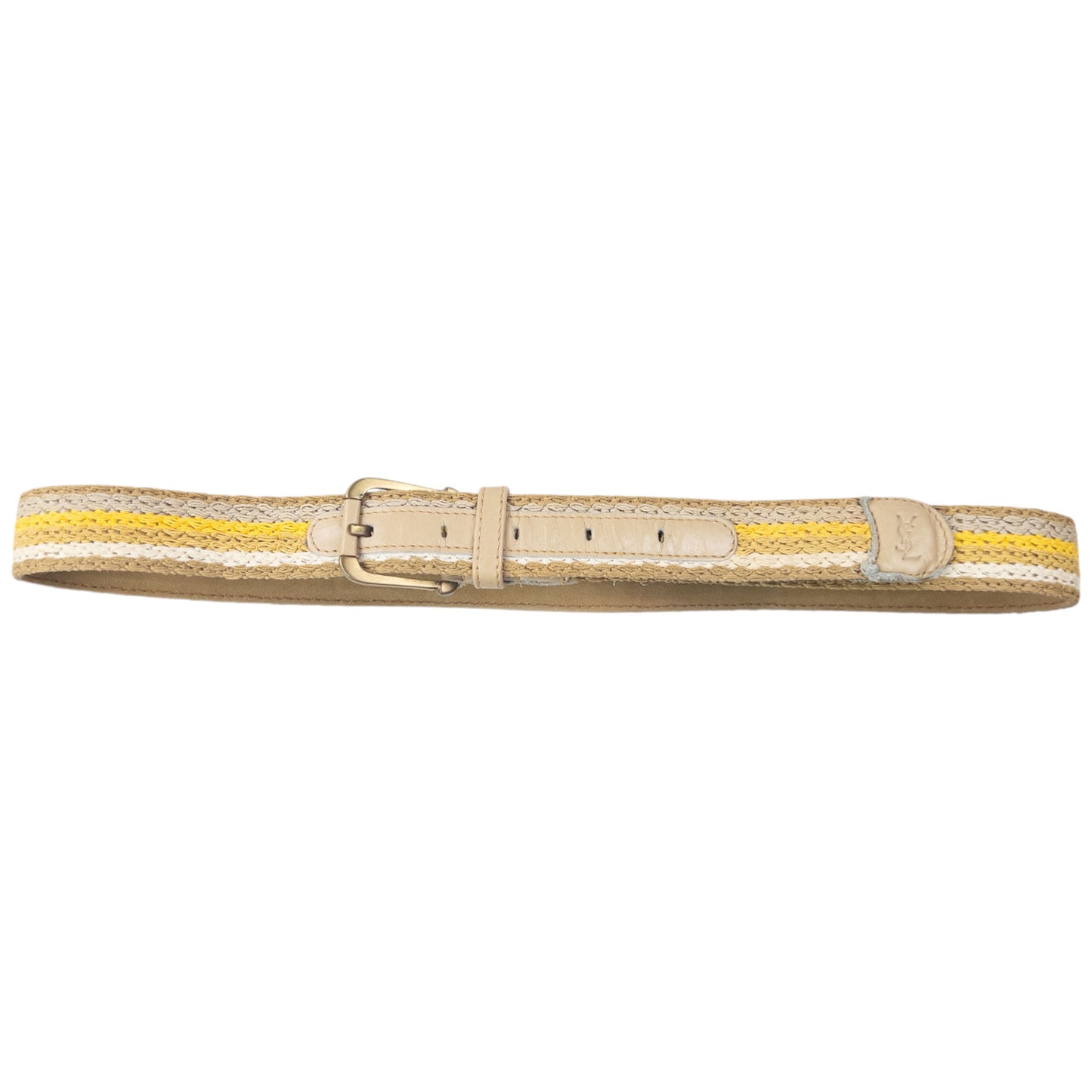 Vintage 90s YSL Yves Saint Laurent Woven Belt Size W30
