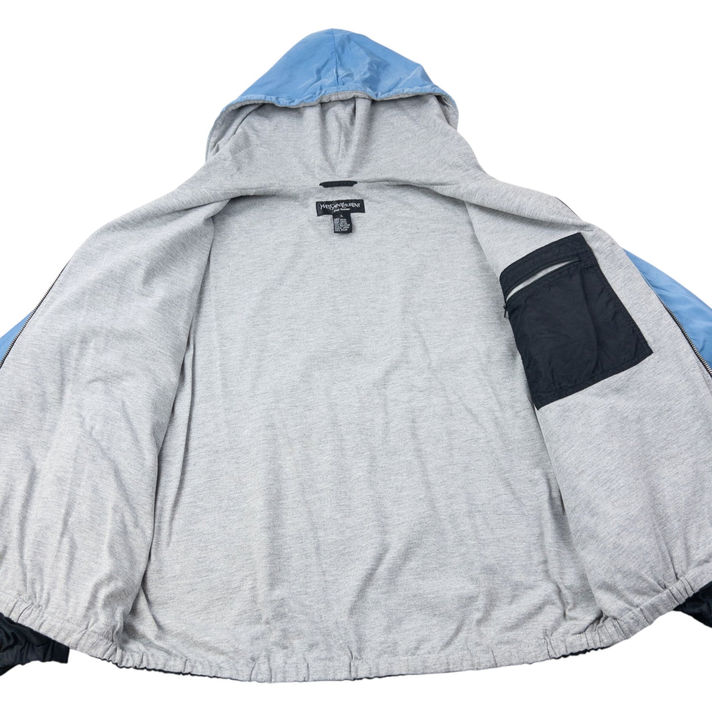 Vintage 90s YSL Yves Saint Laurent Zip Up Jacket Size L