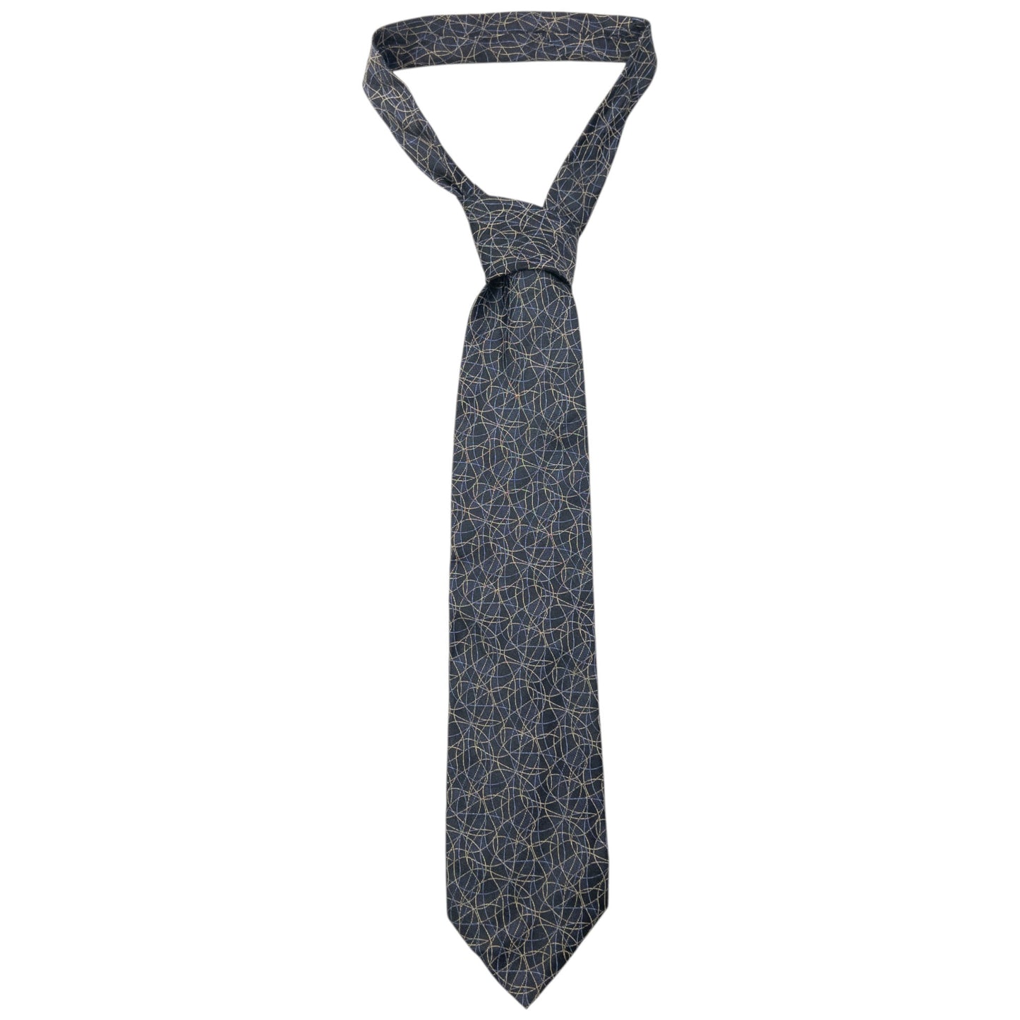 Vintage 90s Issey Miyake Pattern Silk Tie