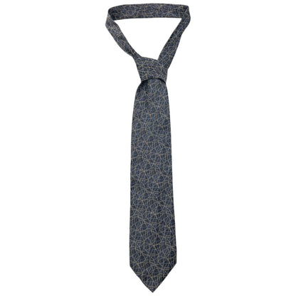 Vintage 90s Issey Miyake Pattern Silk Tie