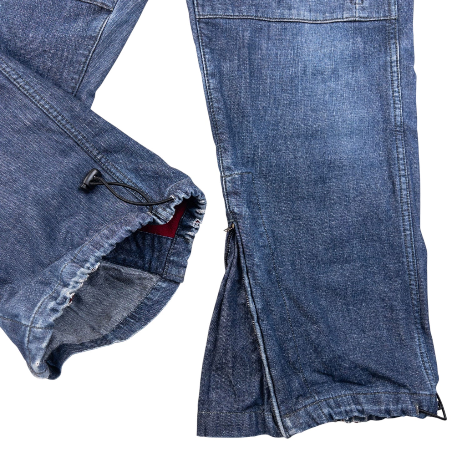Vintage 2000s Levi's Adjustable Fleece Lined Denim Jeans Size W31