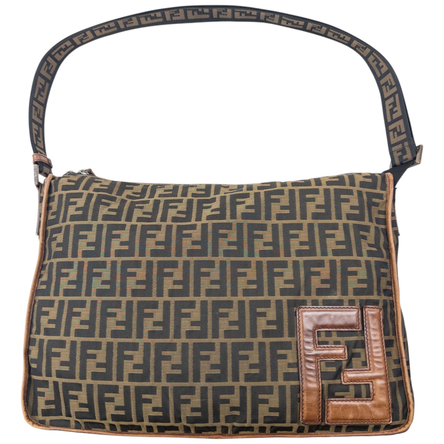 Vintage 2000s Fendi Monogram Crossbody Bag
