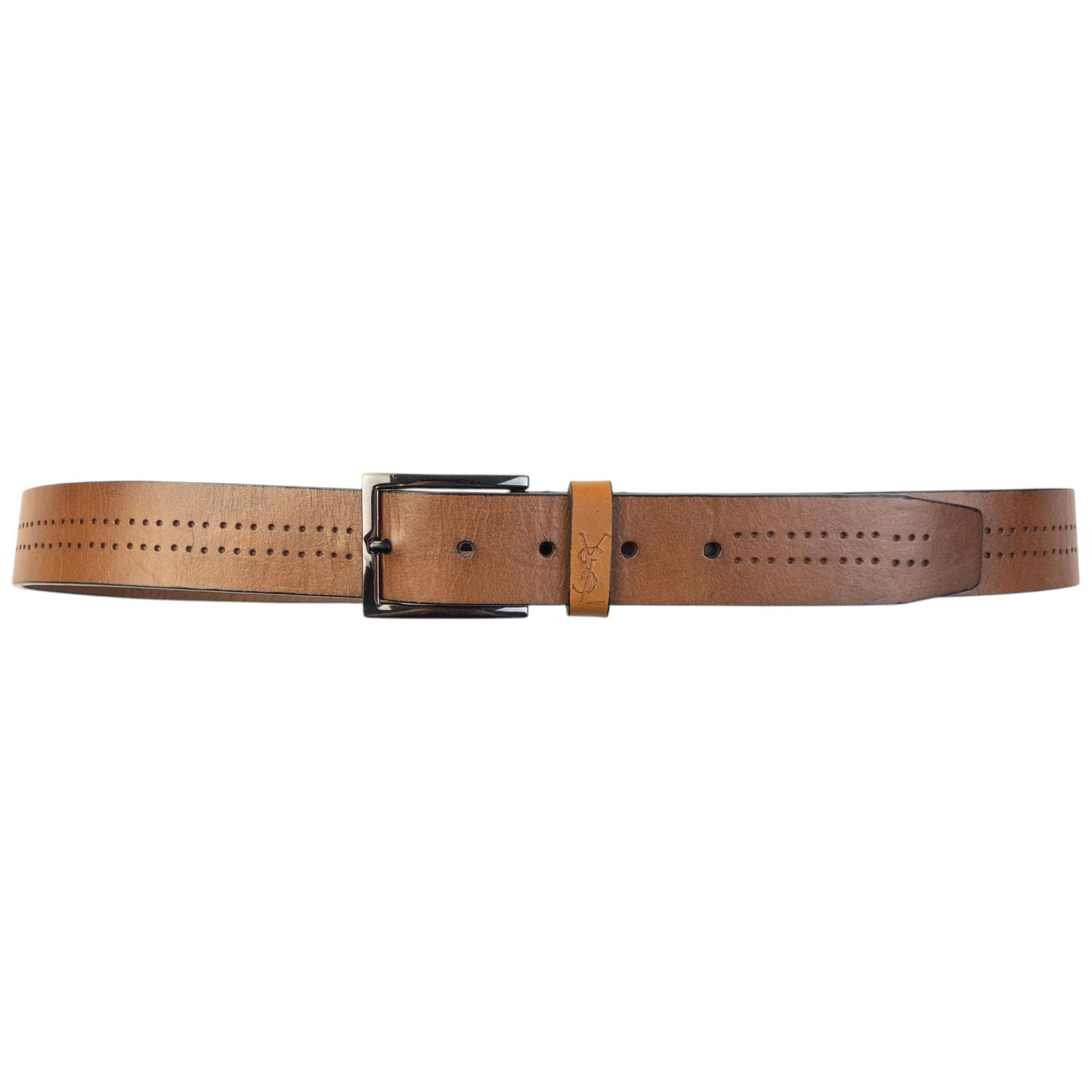 Vintage 90s YSL Yves Saint Laurent Leather Belt Size XL
