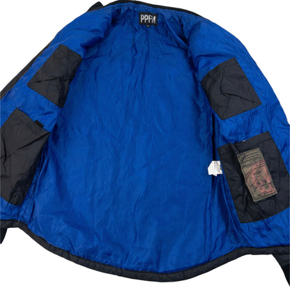 Vintage 2000s PPFM Zip Up Quilted Jacket in black, photo 5