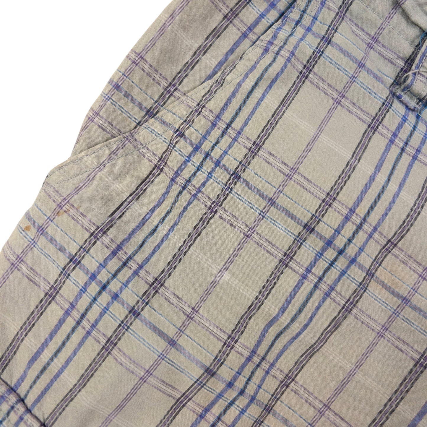 Vintage Stussy Checkered Cargo Shorts Size W34