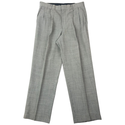 Vintage 90s Issey Miyake Checkered Jacket & Trousers Suit Set Size L