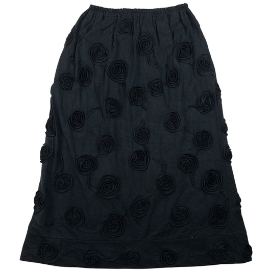 Vintage Hai Sporting Gear By Issey Miyake Rose Midi Skirt Womens Size M