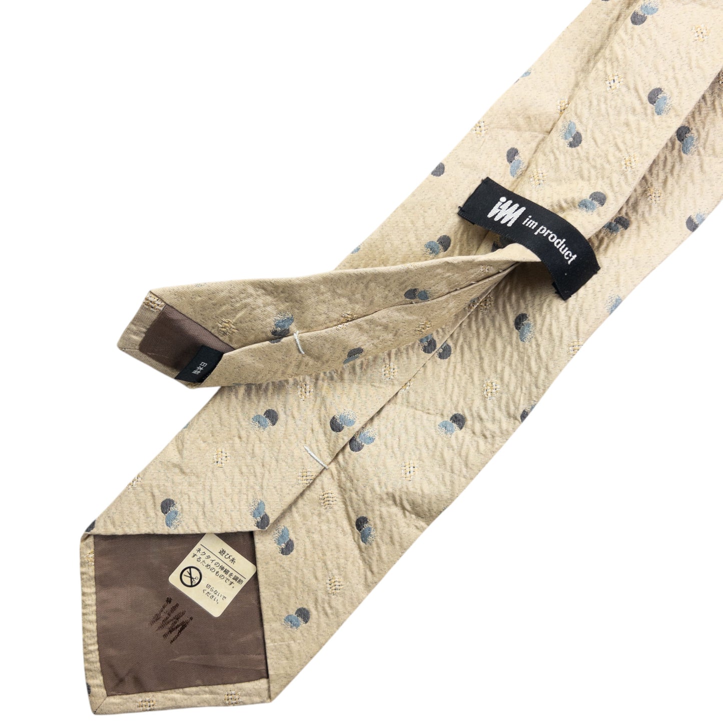 Vintage 90s Issey Miyake Pattern Silk Tie