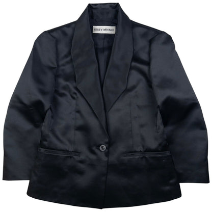 Vintage Issey Miyake Satin Jacket & Cropped Trousers Set Womens Size S