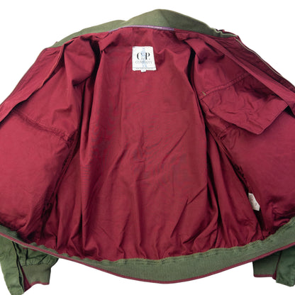 Vintage 80s CP Company Zip Off Sleeve Bomber Jacket Size S