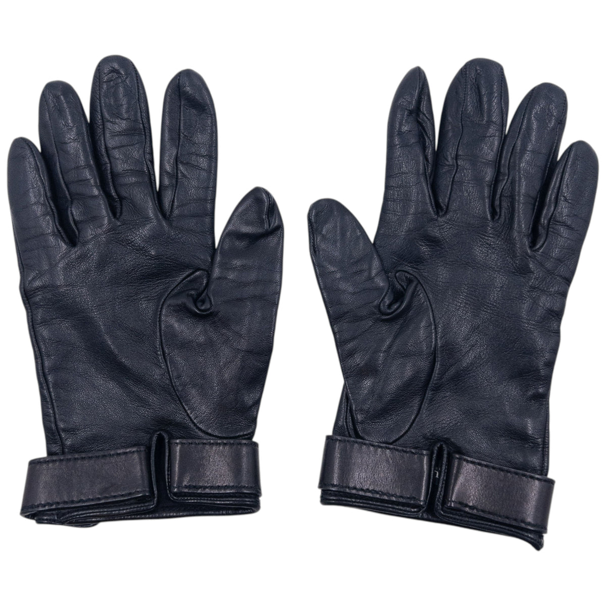 Vintage 2000s Gucci Bow Detail Leather Gloves Size M