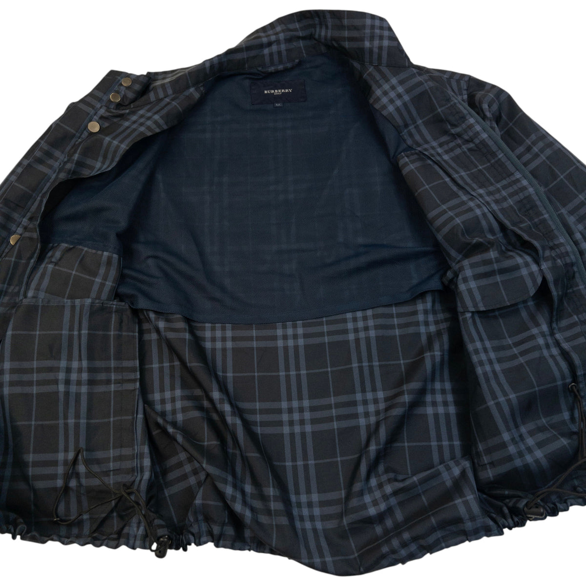 Vintage 2000s Burberry Golf Nova Check Jacket Size XL