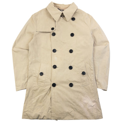 Vintage Burberry Nova Check Lined Trench Jacket Womens Size M