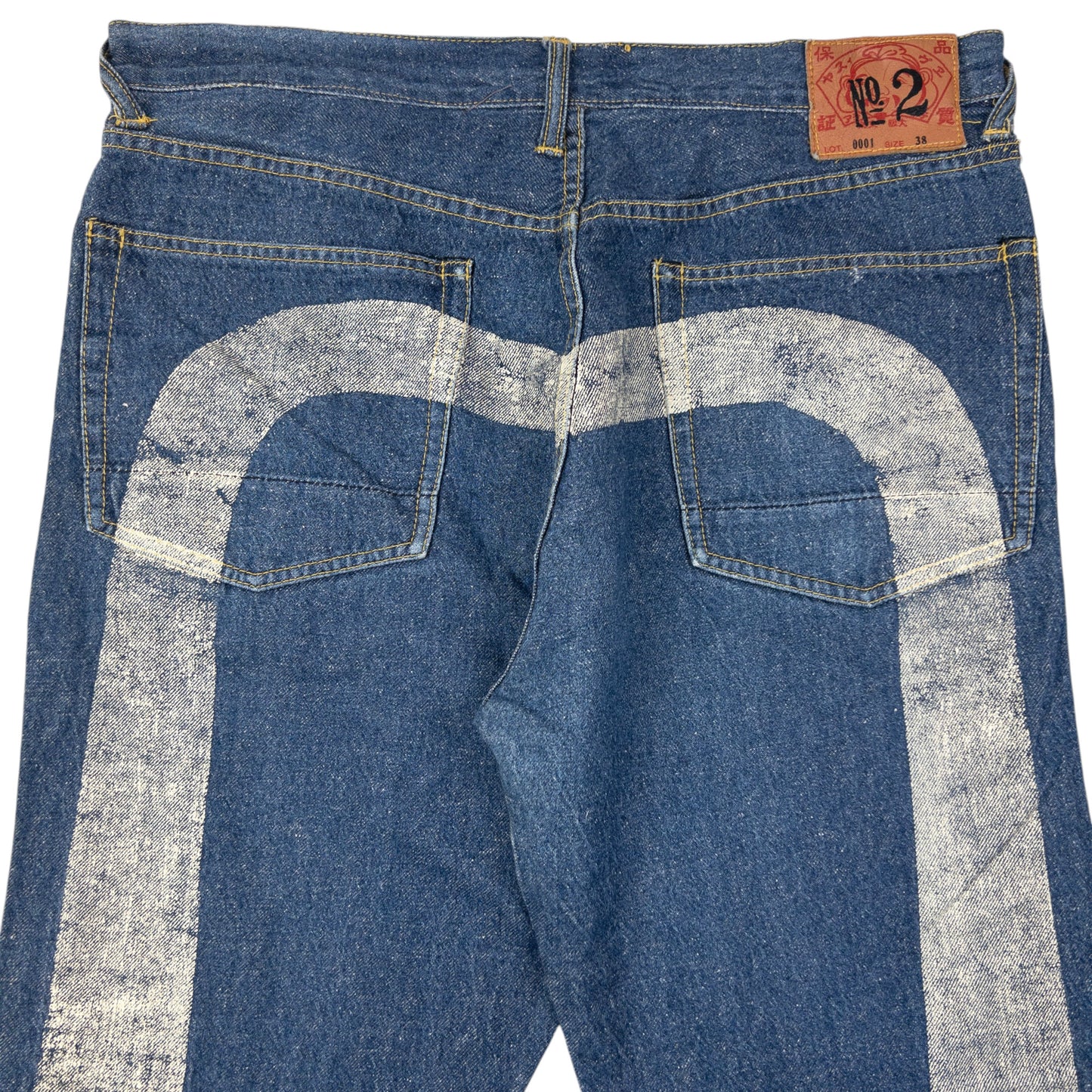 Vintage 2000s Evisu Daicock Japanese Denim Jeans Size W36