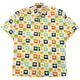 Vintage 90s Versace Jeans Couture Monogram Medusa Button Up Shirt Size L
