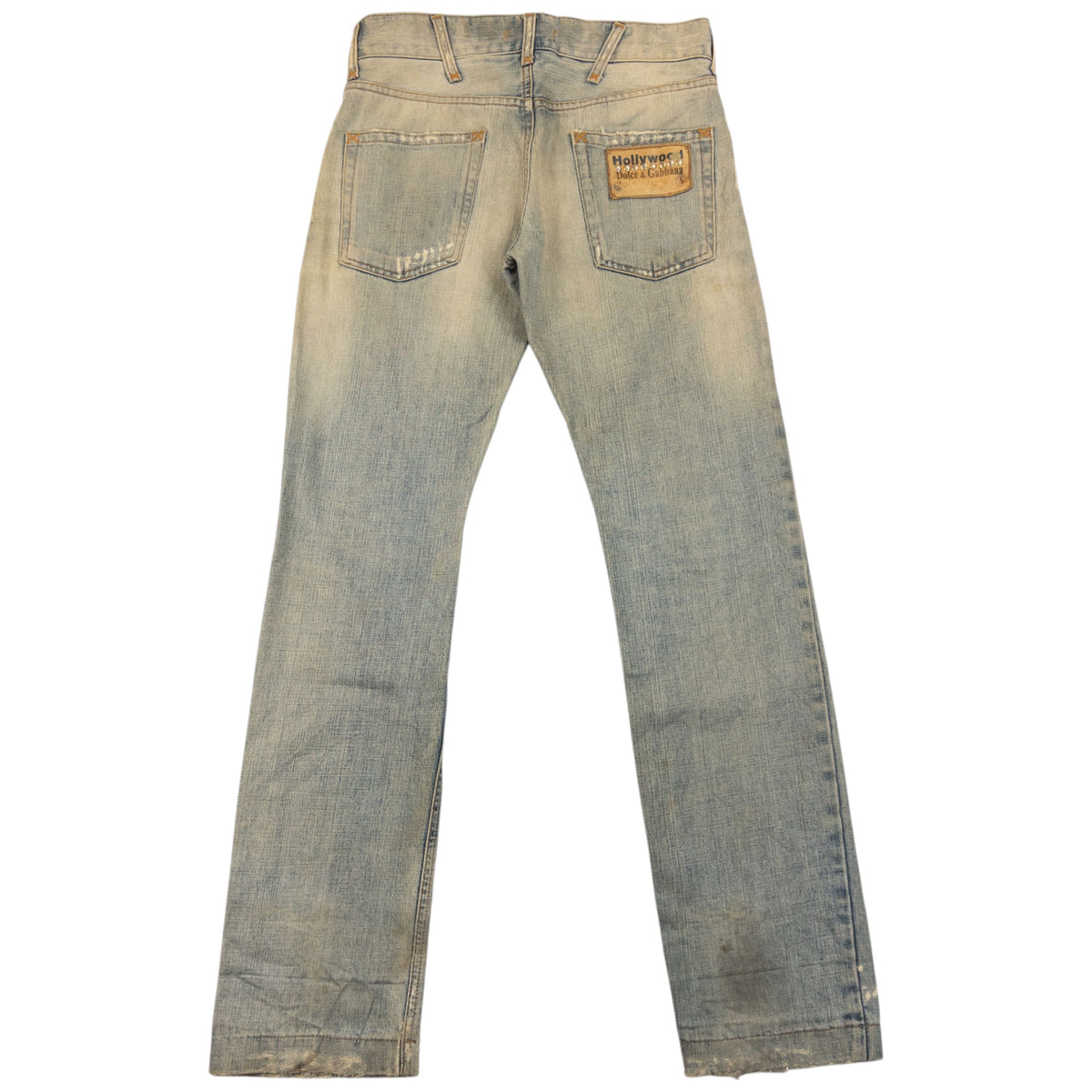 Vintage 2000s Dolce & Gabbana Hollywood Cowboy Denim Jeans Size W30
