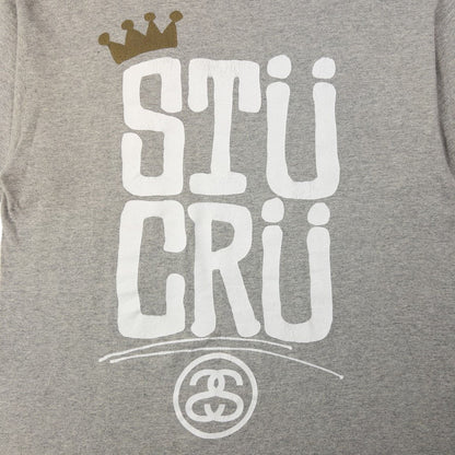 Vintage Stussy Stu Cru Graphic T Shirt Size M