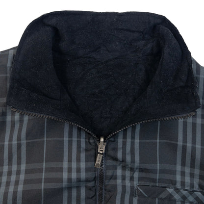 Vintage 2000s Burberry Nova Check Reversible Fleece Jacket Size M