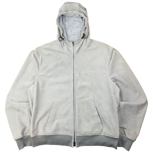 Vintage Burberry Brit Zip Up Suede Jacket Size XL