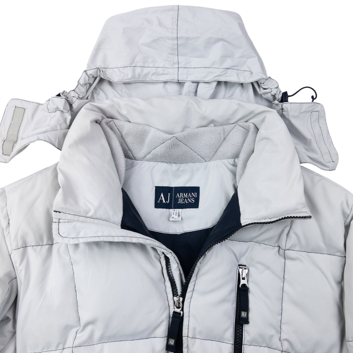 Vintage 2000s Armani Jeans Quilted Puffer Jacket Size M