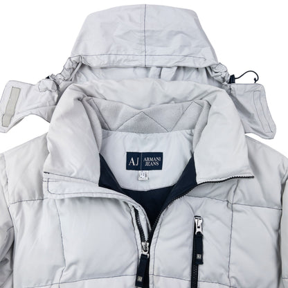 Vintage 2000s Armani Jeans Quilted Puffer Jacket Size M