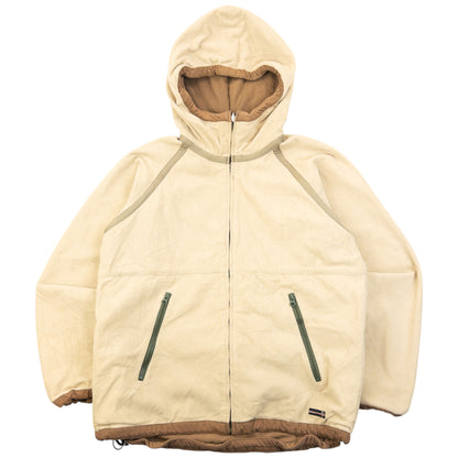 Vintage 2000s PPFM Reversible Zip Up Fleece Jacket Womens Size S