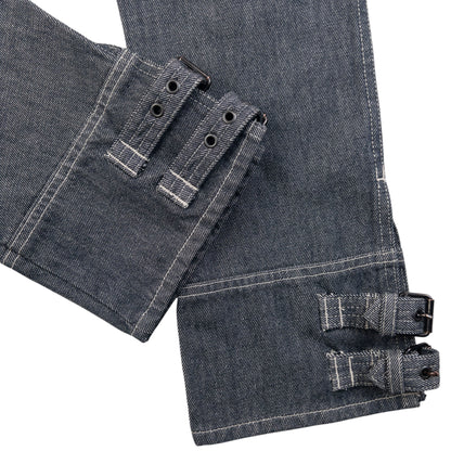 Vintage 90s Hysteric Glamour Buckle Cuff Denim Jeans Size W27