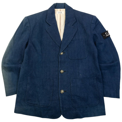 Vintage 80s CP Company Denim Blazer Jacket Size XS