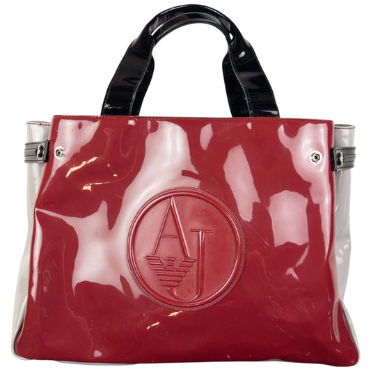 Vintage Armani Jeans Embossed Handbag