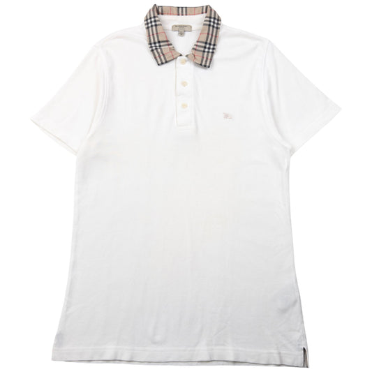 Vintage Burberry Nova Check Collar Polo Shirt Size M