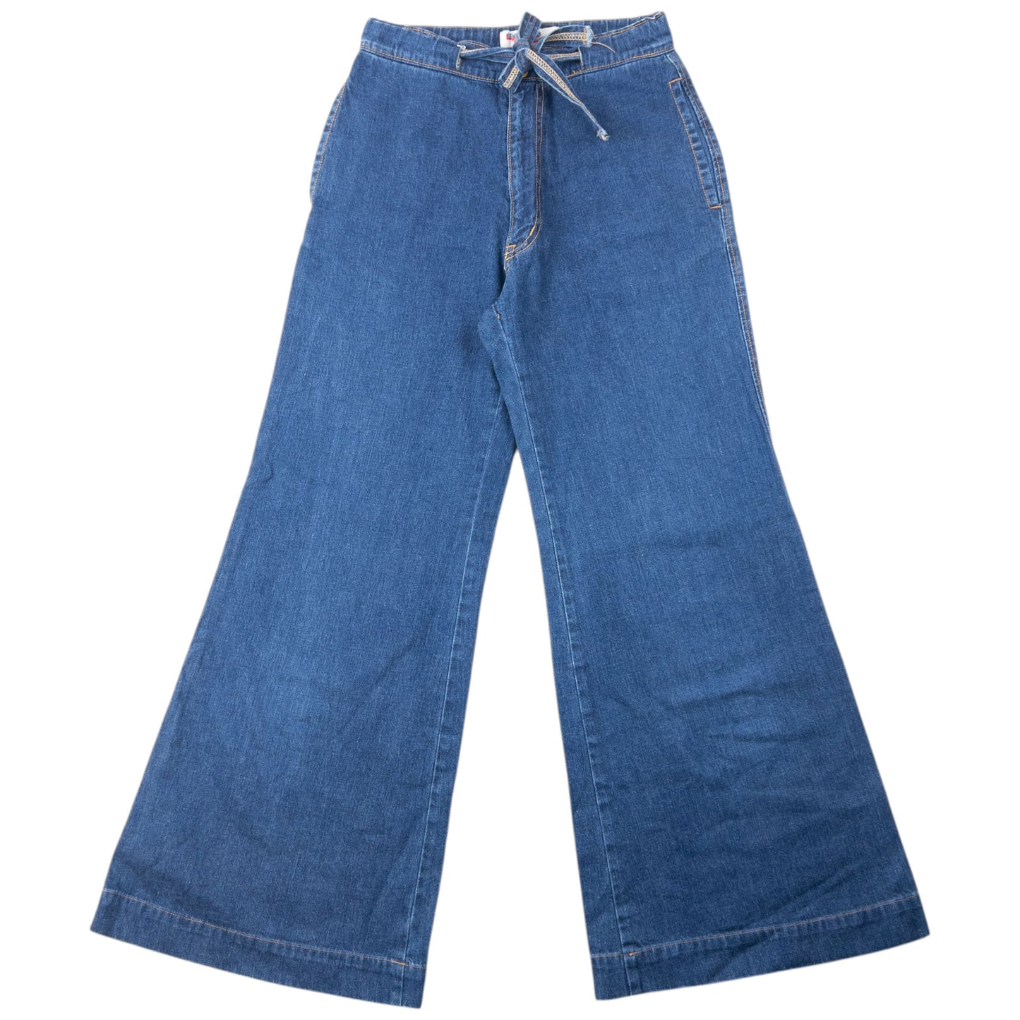 Vintage 90s Hysteric Glamour KITCH! Flared Denim Jeans Womens Size W25