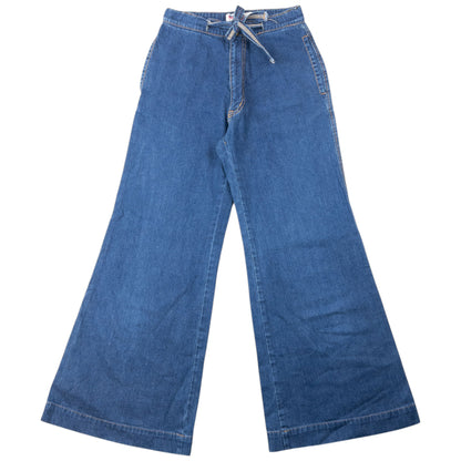 Vintage 90s Hysteric Glamour KITCH! Flared Denim Jeans Womens Size W25